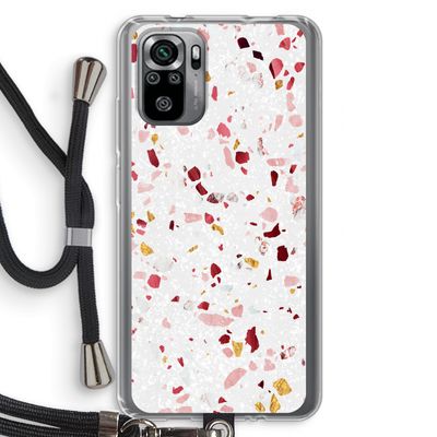 Terrazzo N°9: Xiaomi Redmi Note 10S Transparant Hoesje met koord