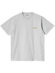 Carhartt WIP t-shirt American Script à manches courtes - Gris