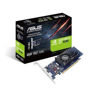 Asus Nvidia GeForce GT1030 Videokaart 2 GB GDDR5-RAM PCIe HDMI, DisplayPort Low Profile