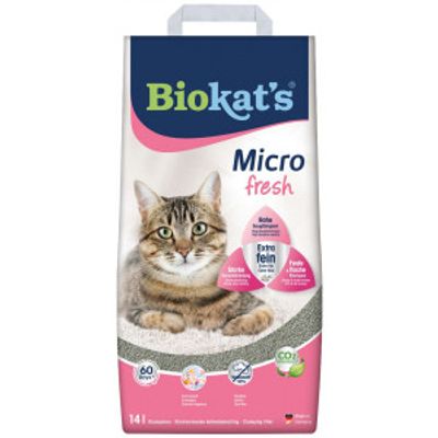 Biokat&apos;s Micro Fresh kattenbakvulling 2 x 14 liter