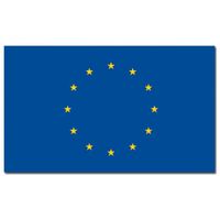 Vlag Europa 90 x 150 cm feestartikelen - thumbnail