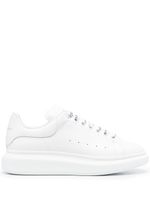 Alexander McQueen baskets Oversized en cuir - Blanc