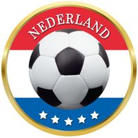 75x Bierviltjes Nederland voetbal print
