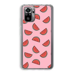 Watermeloen: Xiaomi Redmi Note 10S Transparant Hoesje
