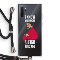 Sleigh Bells Ring: Samsung Galaxy Note 10 Plus Transparant Hoesje met koord