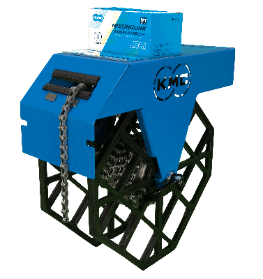 KMC Fietskettingrolhouder - Blauw - 1 haspel - Werkplaats