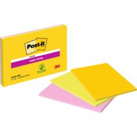 Memoblok post-it 6445s s 152x101mm ass 3st | 16 stuks