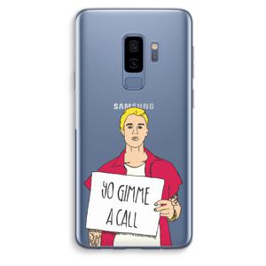 Gimme a call: Samsung Galaxy S9 Plus Transparant Hoesje