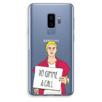 Gimme a call: Samsung Galaxy S9 Plus Transparant Hoesje - thumbnail