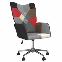 Relaxstoel patchwork stof