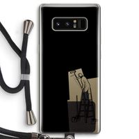 Musketon Painter: Samsung Galaxy Note 8 Transparant Hoesje met koord