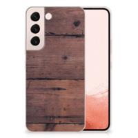 Samsung Galaxy S22 | Bumper Hoesje | Old Wood