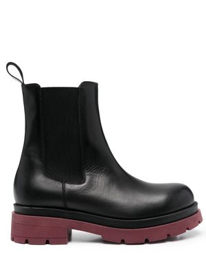 P.A.R.O.S.H. bottines en cuir - Noir