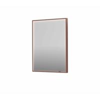 Spiegel INK SP19 60x4x80 cm incl. direct LED-Verlichting Rondom en Spiegelverwarming Geborsteld Koper