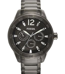 Horlogeband Fossil BQ1165 Roestvrij staal (RVS) Antracietgrijs 22mm