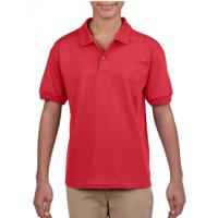 Gildan poloshirt - voor kinderen - rood - jongens/meisjes - katoen/polyester
