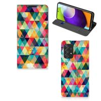 Samsung Galaxy A52 | Hoesje met Magneet | Geruit