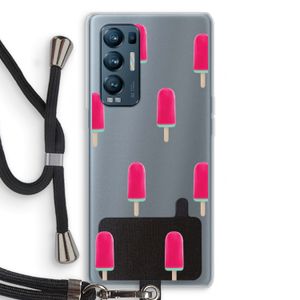 Waterijsje: Oppo Find X3 Neo Transparant Hoesje met koord