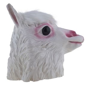 Dierenmasker/verkleed masker - Lama/Alpaca - latex - volwassenen   -