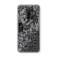 Vexx Black Mixtape: Xiaomi Redmi 9 Transparant Hoesje