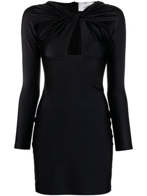 Coperni robe courte à découpes - Noir