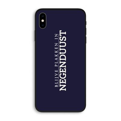 Blijve plakken in Negenduust: iPhone XS Max Biologisch afbreekbaar hoesje