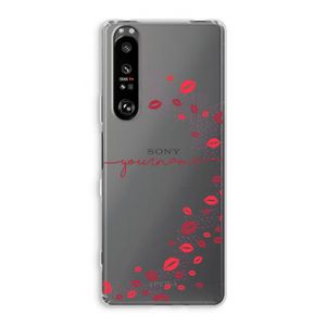 Kusjes: Sony Xperia 1 III Transparant Hoesje