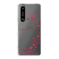 Kusjes: Sony Xperia 1 III Transparant Hoesje