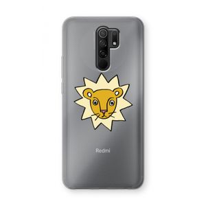 Kleine leeuw: Xiaomi Redmi 9 Transparant Hoesje