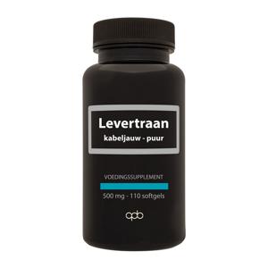 Apb Holland Levertraan kabeljauw puur 500mg