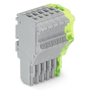 WAGO 2020-106/000-036 Connector, female Grijs, Groen, Geel 25 stuk(s)