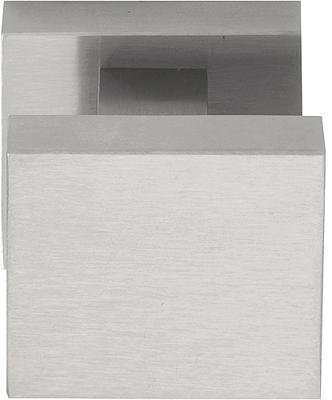 Formani voordeurknop Square LSQ61V vast op rozet - mat RVS