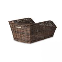 Basil cento rattan look - fietsmand - achterop -bruin