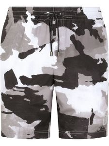 Dolce & Gabbana short de bain à imprimé camouflage - Noir