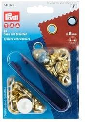 Prym Ringen met Schijven Goud 8 mm