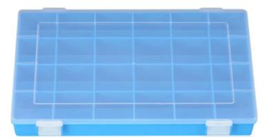 Hünersdorff 611900 Assortimentsdoos (l x b x h) 335 x 225 x 55 mm Aantal vakken: 24 Vaste onderverdeling Inhoud 1 stuk(s)
