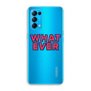 Whatever: Oppo Find X3 Lite Transparant Hoesje