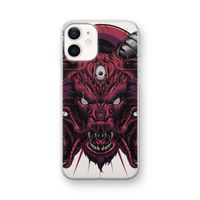 Hell Hound and Serpents: iPhone 12 mini Transparant Hoesje