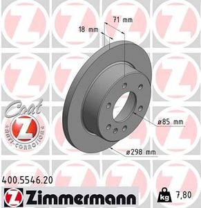 Remschijf COAT Z 400554620