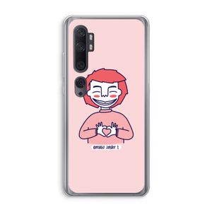 Hartje: Xiaomi Mi Note 10 Transparant Hoesje