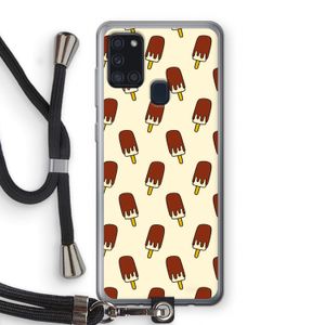 Yummy: Samsung Galaxy A21s Transparant Hoesje met koord