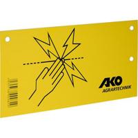 AKO waarschuwingsbordje voor schrikdraad