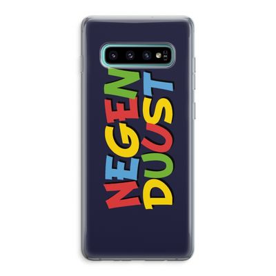 90's One: Samsung Galaxy S10 Plus Transparant Hoesje