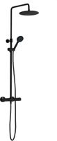 Ben Lavion 250 Cool regendoucheset met 4 straalsoorten Ø25cm mat zwart
