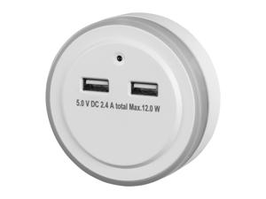 LIVARNO home LED-nachtlampje (Helderheidssensor en USB-poort)