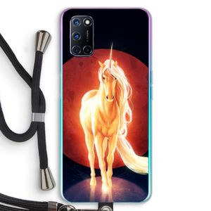 Last Unicorn: Oppo A92 Transparant Hoesje met koord