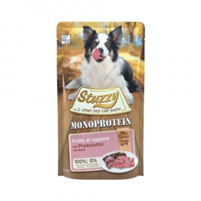 Stuzzy Dog Grain Free Monoprotein met ham nat hondenvoer 150 gram 12 x 150 g