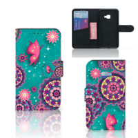 Samsung Galaxy Xcover 4 | Xcover 4s Hoesje Cirkels en Vlinders | Portemonnee hoesje
