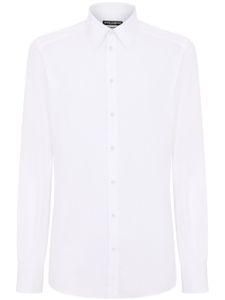 Dolce & Gabbana plaid cotton shirt - Blanc