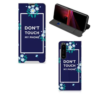 Sony Xperia 1 III Design Case Flowers Blue DTMP Sony Xperia 1 III Design Case Flowers Blue DTMP